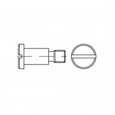DIN 923 Винт 10* 25* 13,5 ступенчатый установочный, сталь 4.8