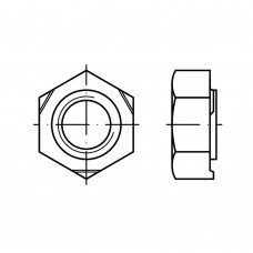 DIN 929 Гайка 10 шестигранная, приварная, сталь