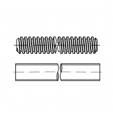 DIN 975 Шпилька 3* 1000 резьбовая, сталь 5.8, цинк