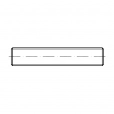 DIN 976 Шпилька 10* 100 резьбовая, форма В, сталь 4.6, цинк