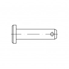 ISO 2341 Штифт 16* 65 с цилиндрической головой, сталь, цинк