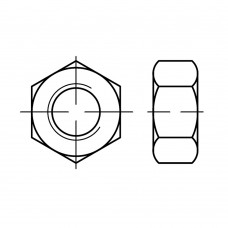 ISO 4032 Гайка 1,2шестигранная, сталь