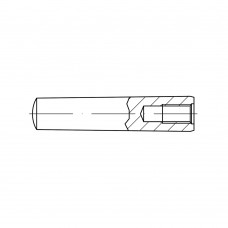 ISO 8736 Штифт 16* 60 конический с внутренний резьбой, сталь