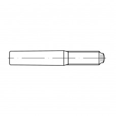ISO 8737 Штифт 12* 100 конический с резьбовой цапфой, сталь