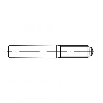 Штифт 20х160 конический с резьбовой цапфой, сталь ISO 8737