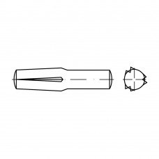 ISO 8741 Штифт 5* 28 забивной, цилиндрический с насечкой, сталь