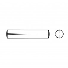 ISO 8745 Штифт 6* 12 насеченый с коническими насечками, сталь