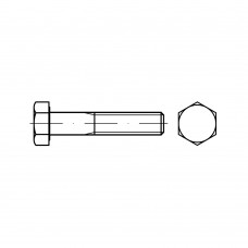 ISO 8765 Болт 16* 60 шестигранный неполная резьба, сталь 8.8