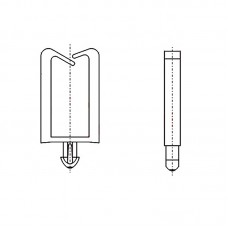8GA16V60077V0 Фиксатор 1,75* 11,2 для кабеля (под панель 2,2)